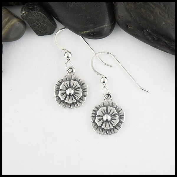 Earrings Walker Metalsmiths English Rose Earrings