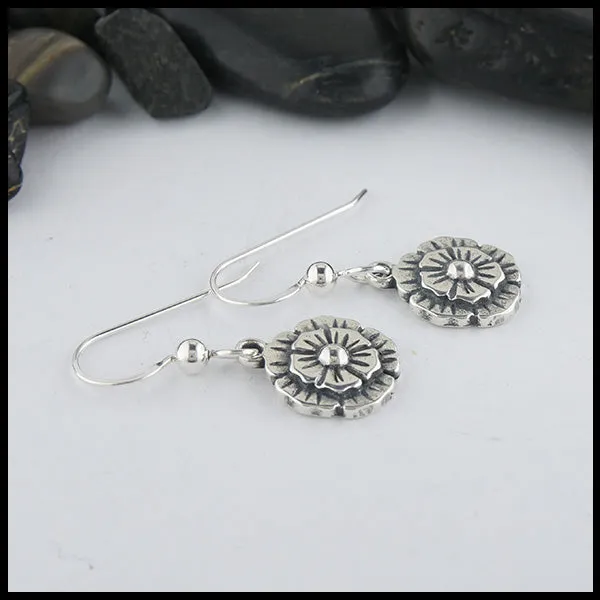 Earrings Walker Metalsmiths English Rose Earrings