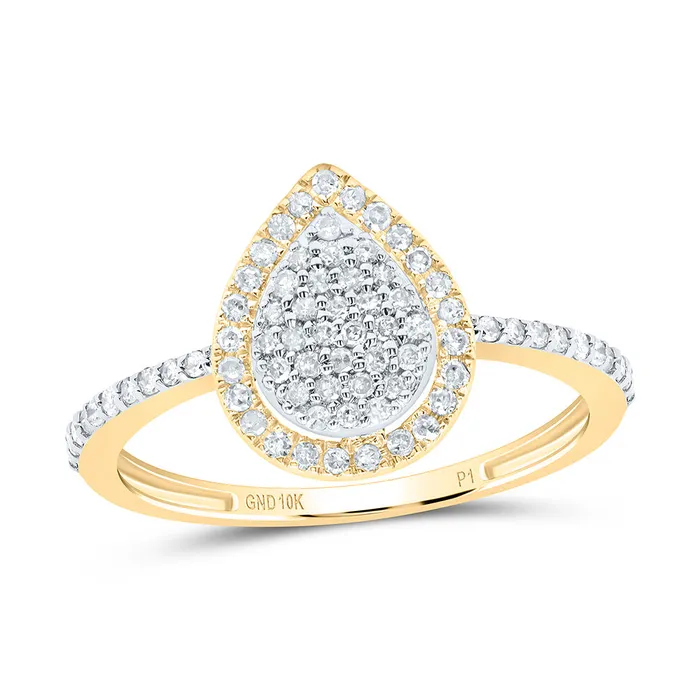 GND 13CtwNat Dia P1 Gift Pear Ring 171 grams Rings