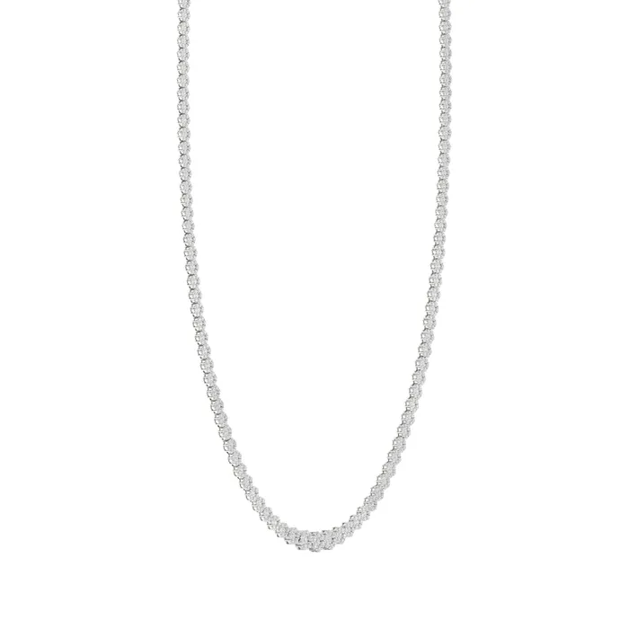 GND 14Kt White Gold 10 CtDia Ana M Fashion Necklace 18 Inch 2265 grams Necklaces GND 14Kt White Gold 10 CtDia Ana M Fashion Necklace 18 Inch 2265 grams Necklaces