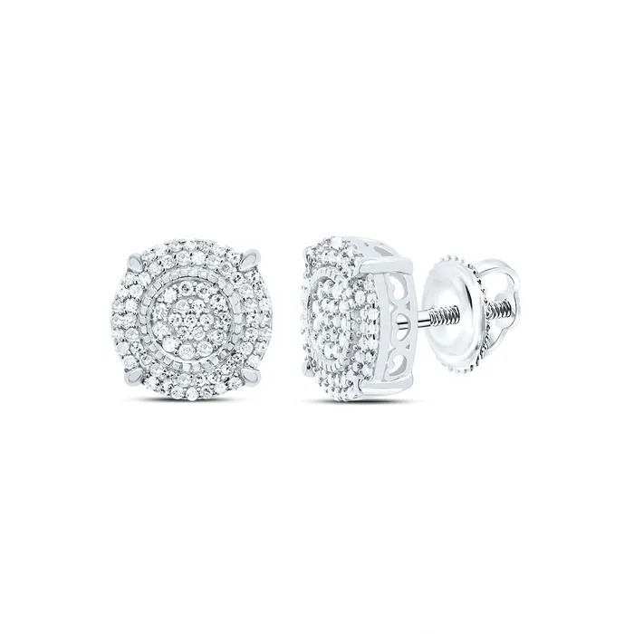 GND Earrings 13CtwDia P1 Gift Round Stud Earring
