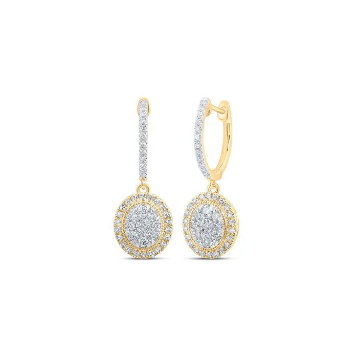 GND Earrings 58CtwDia Nk Dangling Earring 387 grams