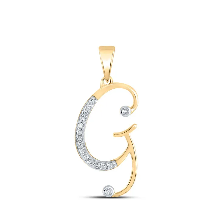 GND Necklaces Gold Initial G Letter Pendant 112 Cttw Round Natural Diamond Womens 111 grams GND Necklaces Gold Initial G Letter Pendant 112 Cttw Round Natural Diamond Womens 111 grams