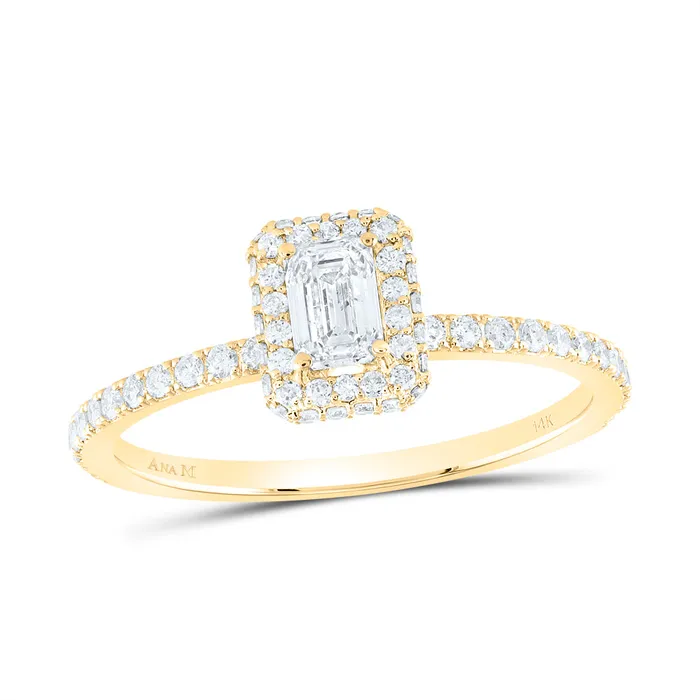GND Rings 34CtwDia Ana M 13CtCem Single Halo Engagement Ring 169 grams GND Rings 34CtwDia Ana M 13CtCem Single Halo Engagement Ring 169 grams