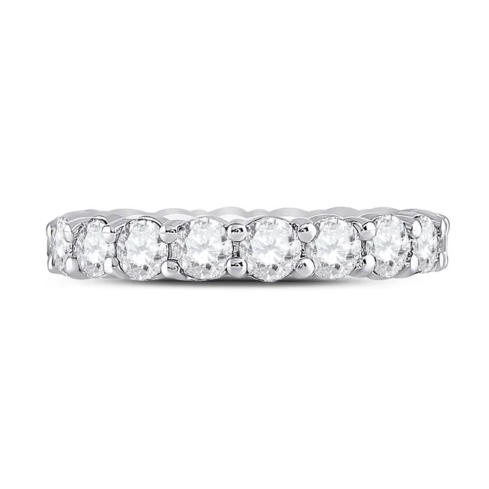 GND Rings Gold Eternity Wedding Band 3 Cttw Round Natural Diamond Womens 392 grams GND Rings Gold Eternity Wedding Band 3 Cttw Round Natural Diamond Womens 392 grams