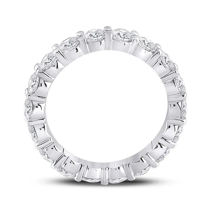 GND Rings Gold Eternity Wedding Band 3 Cttw Round Natural Diamond Womens 392 grams GND Rings Gold Eternity Wedding Band 3 Cttw Round Natural Diamond Womens 392 grams