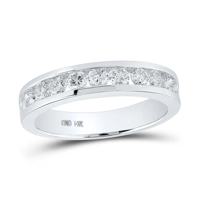 Gold Band Wedding Band 34 Cttw Round Natural Diamond Womens 364 grams GND Rings Gold Band Wedding Band 34 Cttw Round Natural Diamond Womens 364 grams GND Rings