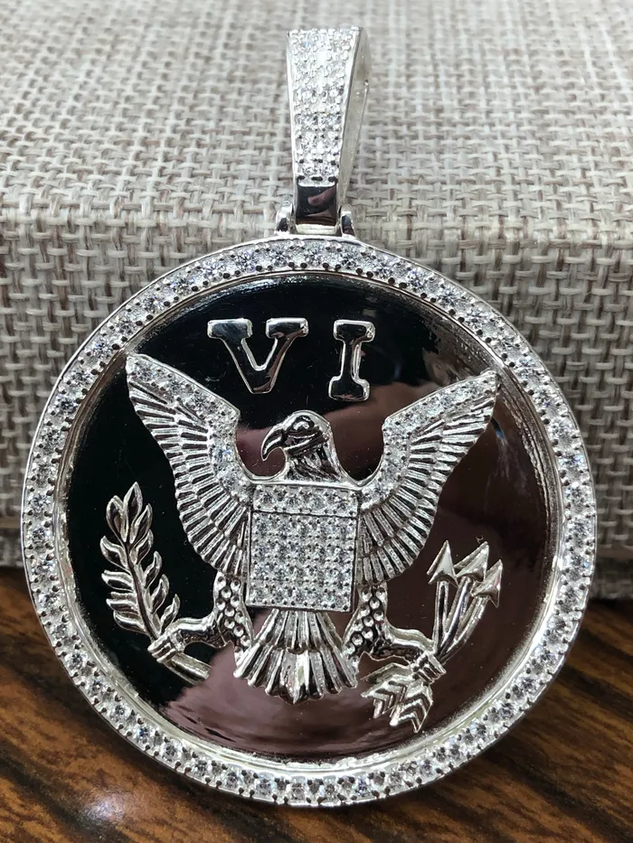 Johnny jeweler stcroix Necklaces Sterling silver 925 VI Eagle Pendant
