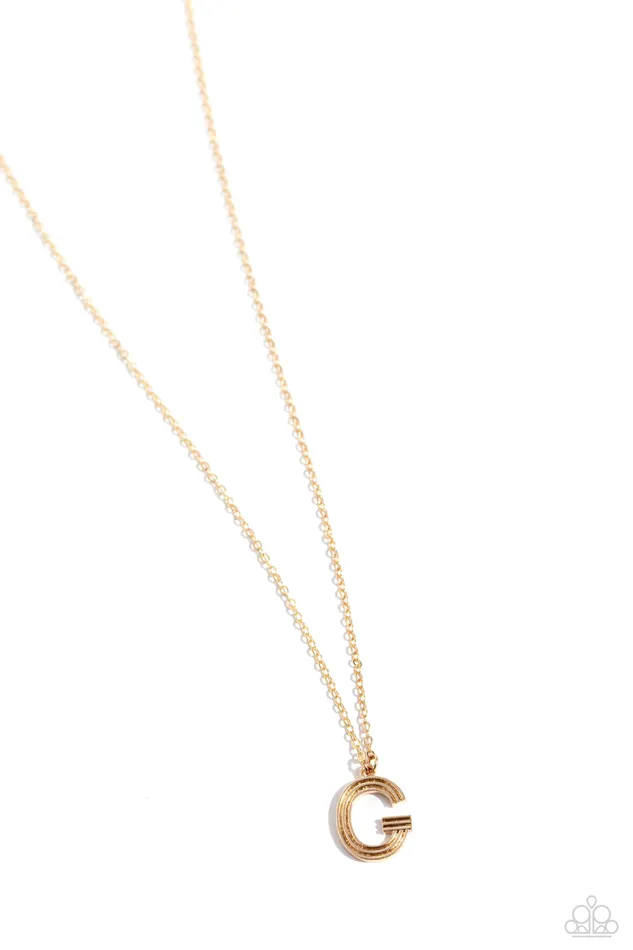 Leave Your Initials Gold G Letter Alphabet Short Necklace Paparazzi Paparazzi Accessories Necklaces Leave Your Initials Gold G Letter Alphabet Short Necklace Paparazzi Paparazzi Accessories Necklaces