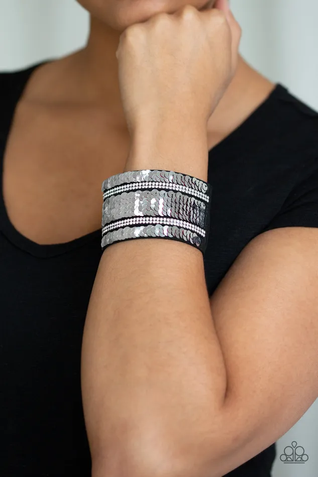 Mermaid Service Paparazzi Red Sequin White Rhinestone Black Suede Wrap Bracelet Paparazzi Accessories Bracelets Mermaid Service Paparazzi Red Sequin White Rhinestone Black Suede Wrap Bracelet Paparazzi Accessories Bracelets