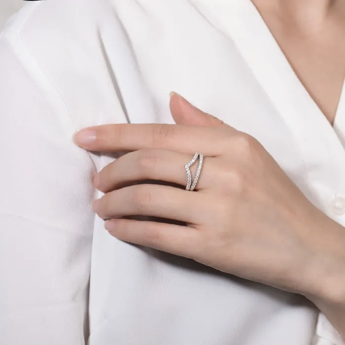 Moissanite 925 Sterling Silver Ring Trendsi Rings