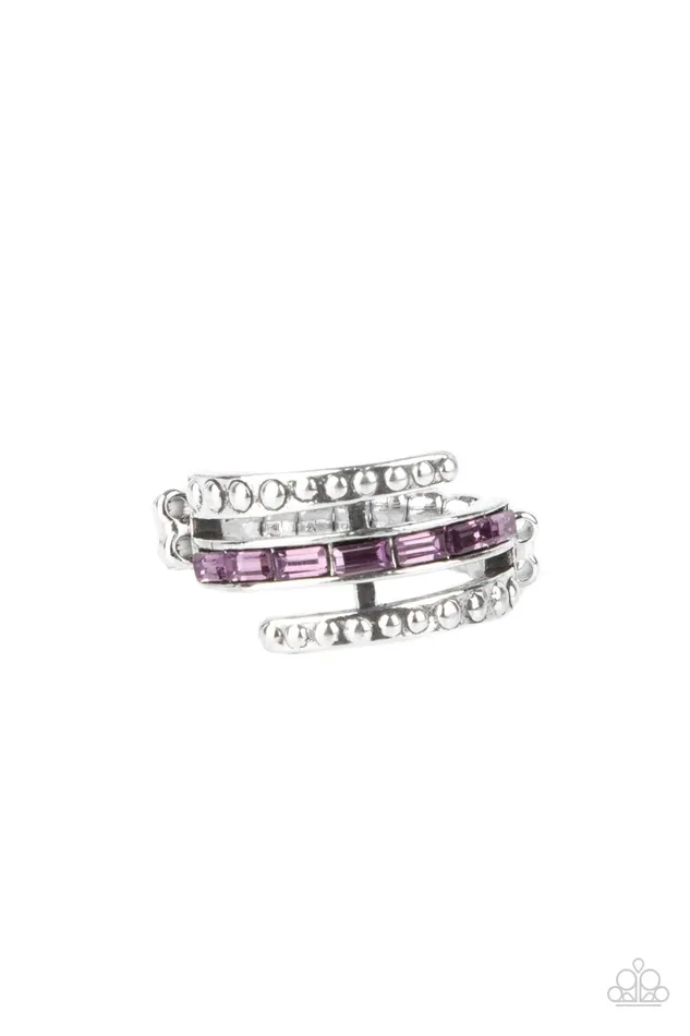 More To Go Around Purple Rhinestone Silver Ring Paparazzi Paparazzi Accessories Rings More To Go Around Purple Rhinestone Silver Ring Paparazzi Paparazzi Accessories Rings