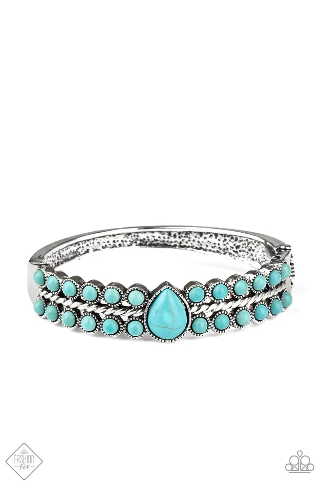 Nature Resort Blue Turquoise Teardrop Stone Silver Hinge Bracelet Paparazzi Fashion Fix Exclusive October 2020 Paparazzi Accessories Bracelets Nature Resort Blue Turquoise Teardrop Stone Silver Hinge Bracelet Paparazzi Fashion Fix Exclusive October 2020 Paparazzi Accessories Bracelets