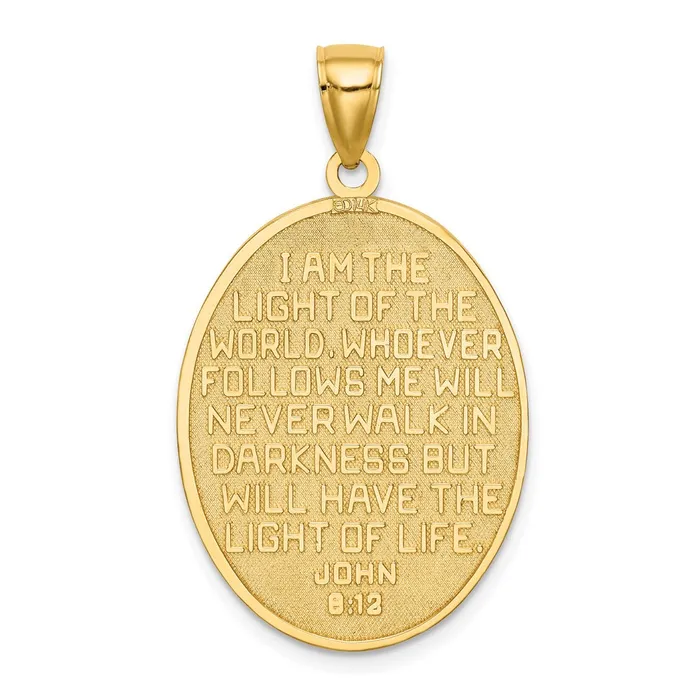 Necklaces 14k Yellow Gold 219 mm Enamel Lighthouse Pendant WJohn 812 On Reverse 411 grams Qgold Necklaces 14k Yellow Gold 219 mm Enamel Lighthouse Pendant WJohn 812 On Reverse 411 grams Qgold