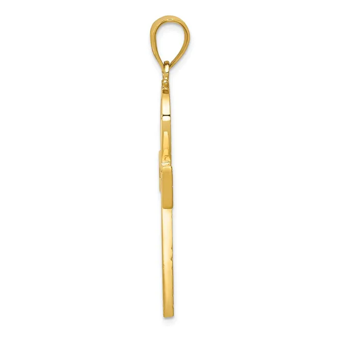 Necklaces 14k Yellow Gold 24 mm Ankh Cross Pendant 475 grams Qgold Necklaces 14k Yellow Gold 24 mm Ankh Cross Pendant 475 grams Qgold