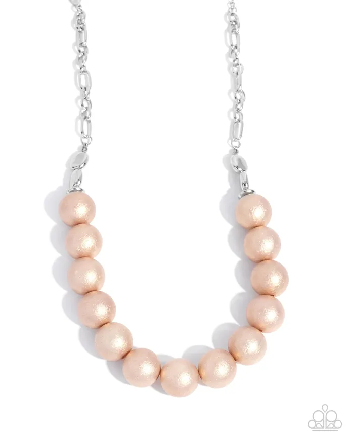 Necklaces Paparazzi Accessories Brushed Backdrop Brown Textured Bead Silver Short Necklace Paparazzi Necklaces Paparazzi Accessories Brushed Backdrop Brown Textured Bead Silver Short Necklace Paparazzi