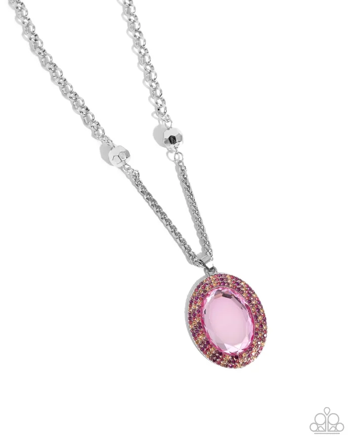 Necklaces Paparazzi Accessories Manufactured Majesty Pink Oval Gem Iridescent Rhinestone Silver Short Necklace Paparazzi Necklaces Paparazzi Accessories Manufactured Majesty Pink Oval Gem Iridescent Rhinestone Silver Short Necklace Paparazzi
