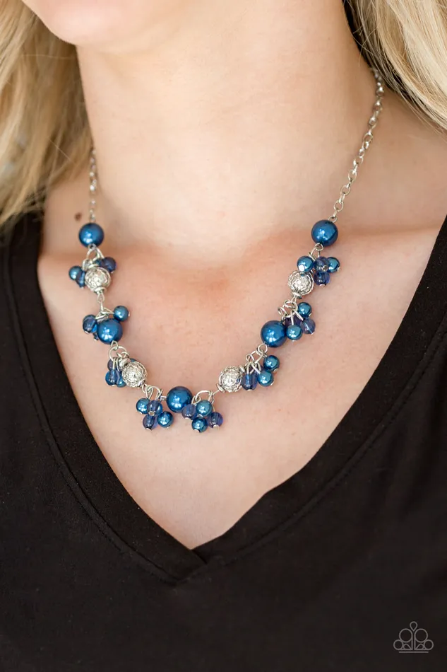 Necklaces Paparazzi Accessories Paparazzi Weekday Wedding Blue Pearl Bead Silver Necklace Necklaces Paparazzi Accessories Paparazzi Weekday Wedding Blue Pearl Bead Silver Necklace