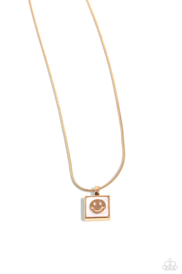 Necklaces Paparazzi Accessories Smiley Season Gold Smiley Face Short Necklace Paparazzi Necklaces Paparazzi Accessories Smiley Season Gold Smiley Face Short Necklace Paparazzi