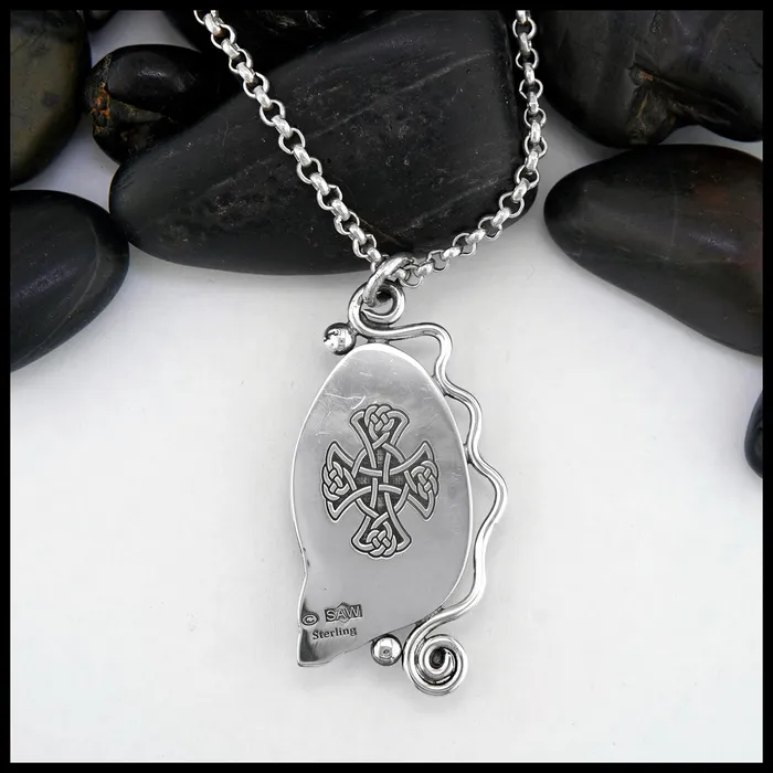 Necklaces Walker Metalsmiths Custom Turquoise Pendant