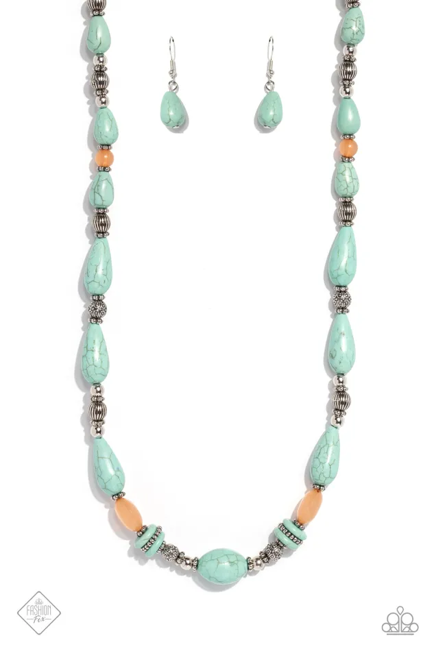 Nile River Redux Blue Coral and Silver Bead Necklace Paparazzi May 2023 Fashion Fix Paparazzi Accessories Necklaces Nile River Redux Blue Coral and Silver Bead Necklace Paparazzi May 2023 Fashion Fix Paparazzi Accessories Necklaces
