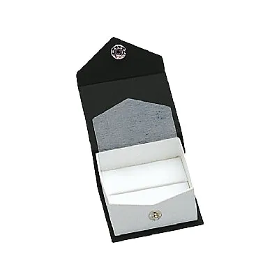 Noblepack CA Rings Textured Paper Covered Single Ring Box with White Insert