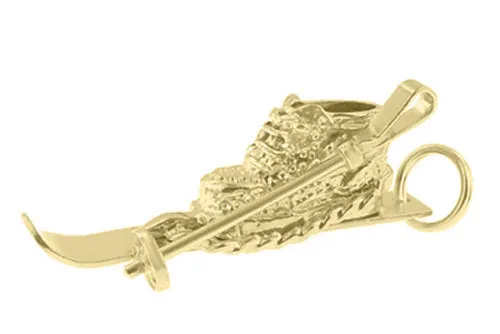 Old Fashioned Vintage Ski Boot Charm in 14 Karat Gold Yellow Gold or White Gold Antique Jewelry Mall PreStyled Sets Old Fashioned Vintage Ski Boot Charm in 14 Karat Gold Yellow Gold or White Gold Antique Jewelry Mall PreStyled Sets