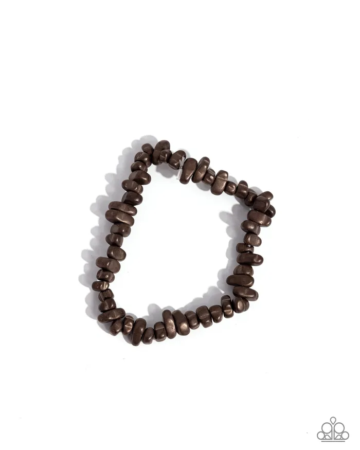 Paparazzi Accessories Bracelets Matte Makeover Brown Stone Stretchy Urban Bracelet Paparazzi Paparazzi Accessories Bracelets Matte Makeover Brown Stone Stretchy Urban Bracelet Paparazzi