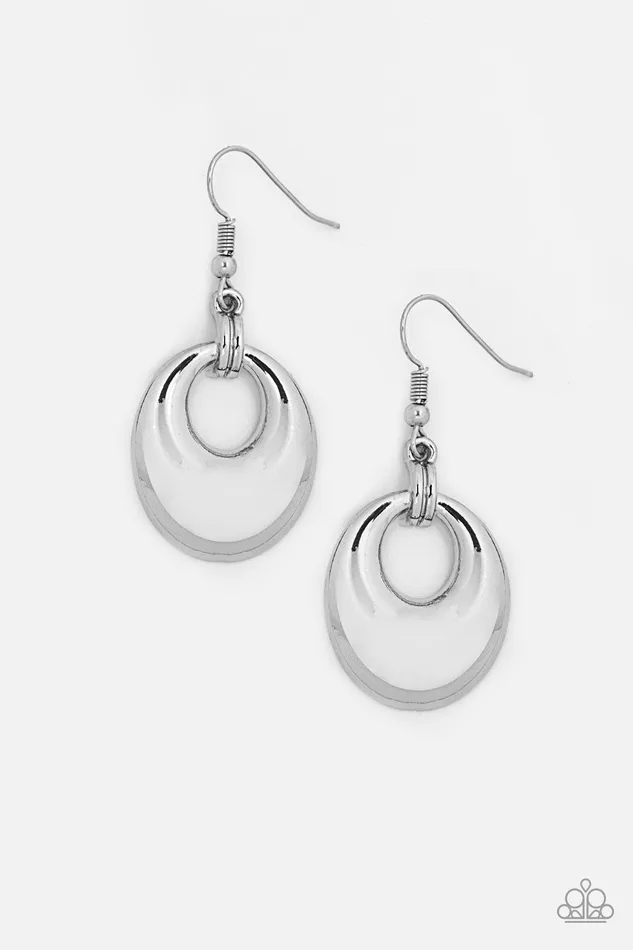 Paparazzi Accessories Earrings In the Bright Place at the Bright Time Paparazzi Silver Earrings Paparazzi Accessories Earrings In the Bright Place at the Bright Time Paparazzi Silver Earrings
