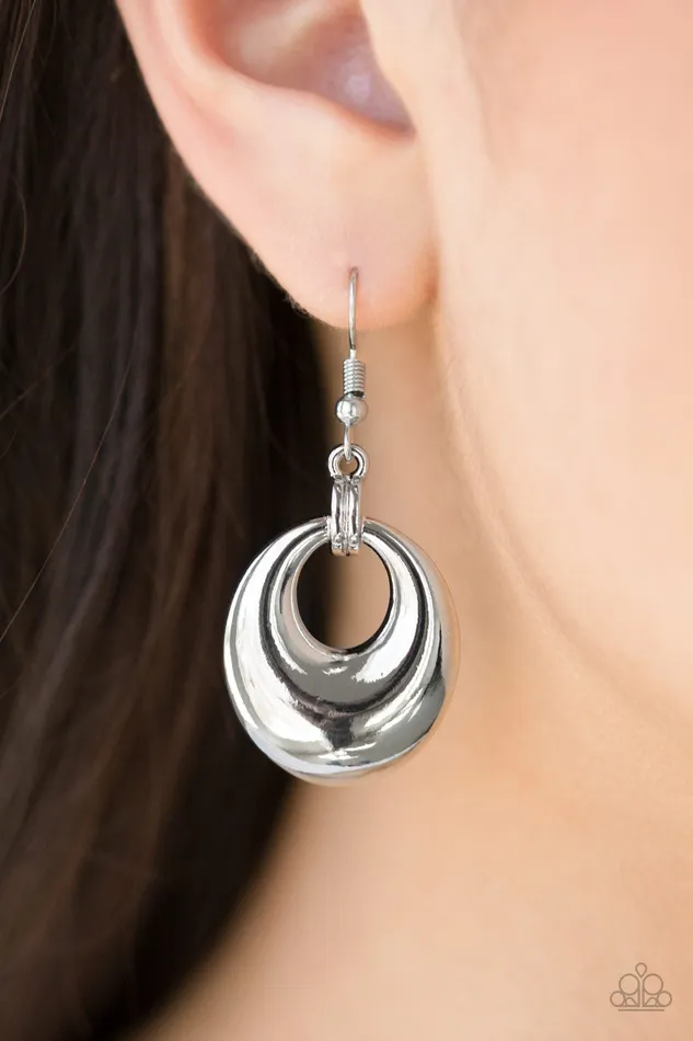 Paparazzi Accessories Earrings In the Bright Place at the Bright Time Paparazzi Silver Earrings Paparazzi Accessories Earrings In the Bright Place at the Bright Time Paparazzi Silver Earrings