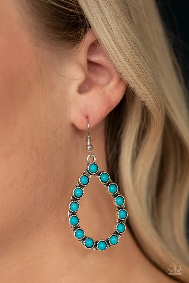 Paparazzi Accessories Earrings Sagebrush Sunsets Paparazzi Blue Turquoise Stone Bead Silver Teardrop Earrings Paparazzi Accessories Earrings Sagebrush Sunsets Paparazzi Blue Turquoise Stone Bead Silver Teardrop Earrings
