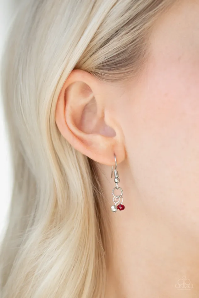 Paparazzi Accessories Necklaces Financially Fabulous Paparazzi Red and Silver Bead Layered Necklace Paparazzi Accessories Necklaces Financially Fabulous Paparazzi Red and Silver Bead Layered Necklace