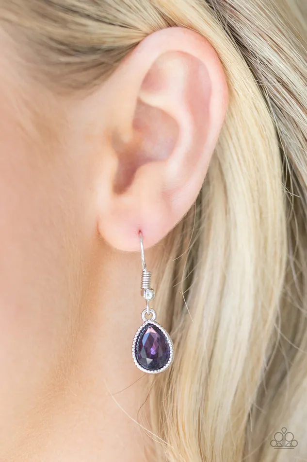 Paparazzi Accessories Necklaces Paparazzi Classy Classicist Purple Teardrop Gem Silver Necklace Paparazzi Accessories Necklaces Paparazzi Classy Classicist Purple Teardrop Gem Silver Necklace