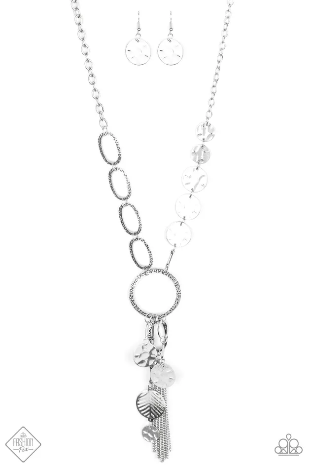 Paparazzi Accessories Necklaces Trinket Trend Paparazzi Silver Hammered Disc Charm Necklace Fashion Fix January 2018 Exclusive Paparazzi Accessories Necklaces Trinket Trend Paparazzi Silver Hammered Disc Charm Necklace Fashion Fix January 2018 Exclusive