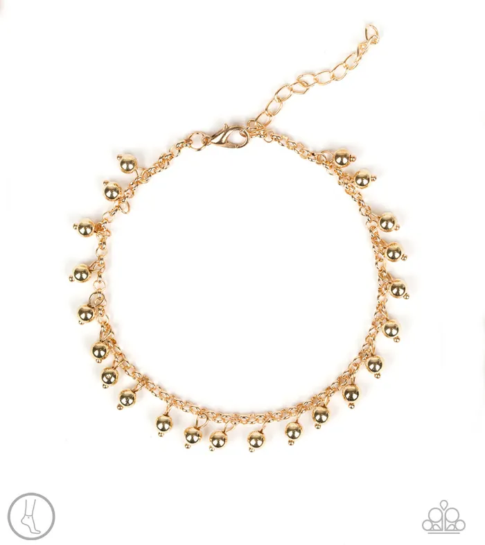 Paparazzi Accessories PreStyled Sets West Coast Cruzin Paparazzi Gold Bead Anklet Paparazzi Accessories PreStyled Sets West Coast Cruzin Paparazzi Gold Bead Anklet