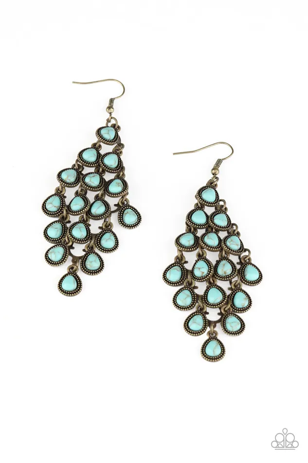 Paparazzi Accessories Rural Rainstorms Paparazzi Brass Frame Turquoise Teardrop Earrings 2020 Convention Exclusive Earrings Paparazzi Accessories Rural Rainstorms Paparazzi Brass Frame Turquoise Teardrop Earrings 2020 Convention Exclusive Earrings