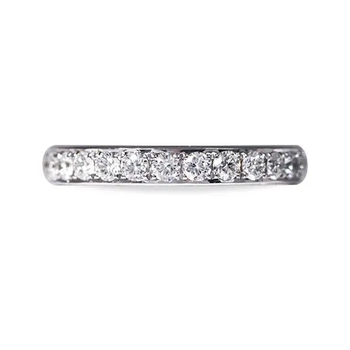 PAV WEDDING BAND IN WHITE GOLD WITH FULL ETERNITY OF DIAMONDS Penwarden Fine Jewellery Rings PAV WEDDING BAND IN WHITE GOLD WITH FULL ETERNITY OF DIAMONDS Penwarden Fine Jewellery Rings
