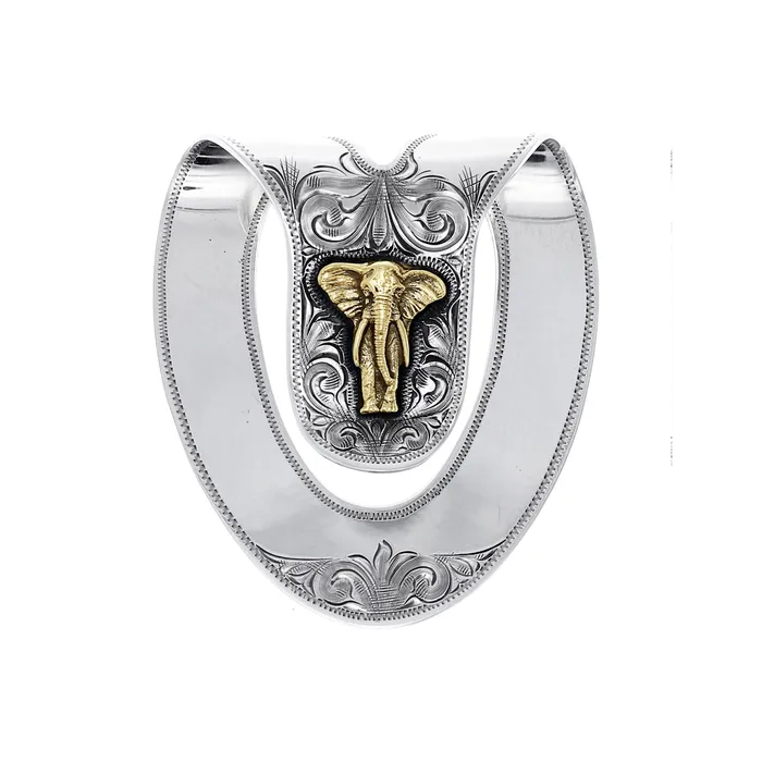 PreStyled Sets Clint Orms Engravers Silversmiths San Saba 1813 Gold Elephant Money Clip PreStyled Sets Clint Orms Engravers Silversmiths San Saba 1813 Gold Elephant Money Clip