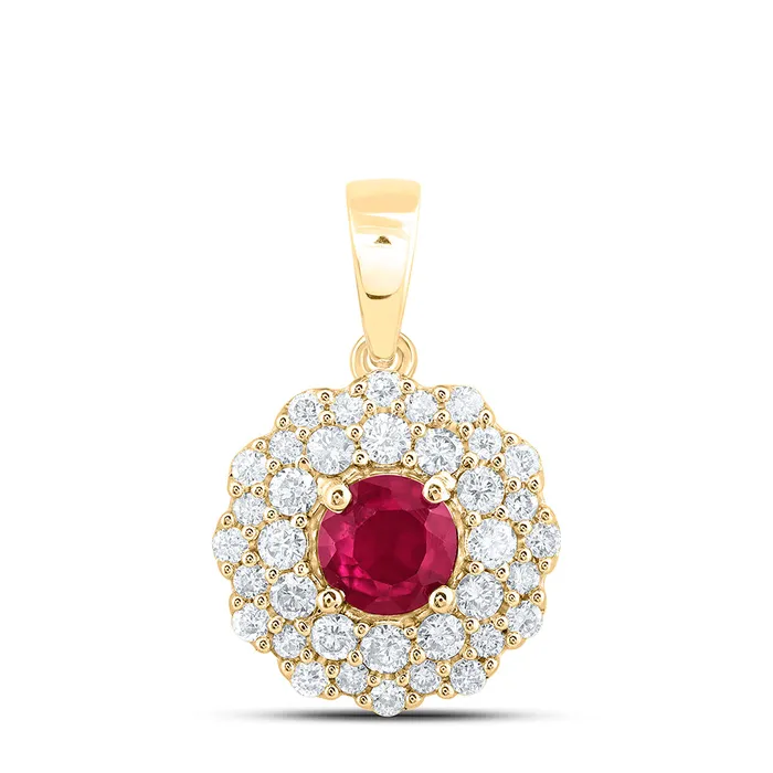 PreStyled Sets GND 14Kt Gold 14CtwDia Ana M 400 Mm RdRuby Nat Gem Pendant PreStyled Sets GND 14Kt Gold 14CtwDia Ana M 400 Mm RdRuby Nat Gem Pendant