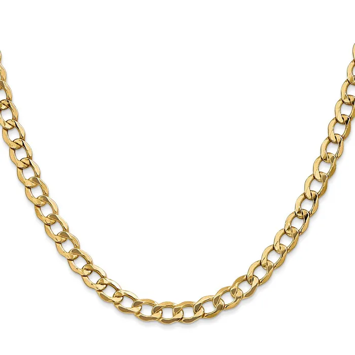 PreStyled Sets Qgold 10k Yellow Gold 525 mm SemiSolid Curb Link Chain 59 grams PreStyled Sets Qgold 10k Yellow Gold 525 mm SemiSolid Curb Link Chain 59 grams