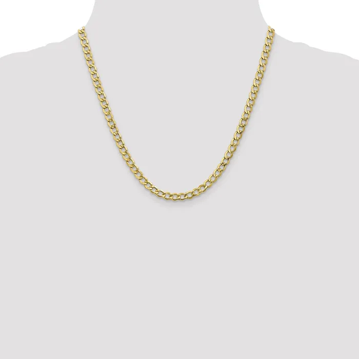 PreStyled Sets Qgold 10k Yellow Gold 525 mm SemiSolid Curb Link Chain 59 grams PreStyled Sets Qgold 10k Yellow Gold 525 mm SemiSolid Curb Link Chain 59 grams