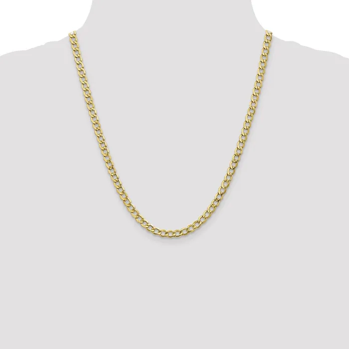 PreStyled Sets Qgold 10k Yellow Gold 525 mm SemiSolid Curb Link Chain 59 grams PreStyled Sets Qgold 10k Yellow Gold 525 mm SemiSolid Curb Link Chain 59 grams