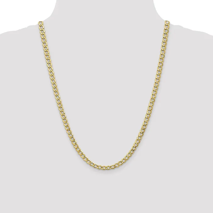 PreStyled Sets Qgold 10k Yellow Gold 525 mm SemiSolid Curb Link Chain 59 grams PreStyled Sets Qgold 10k Yellow Gold 525 mm SemiSolid Curb Link Chain 59 grams
