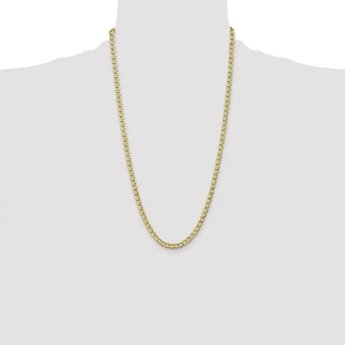 PreStyled Sets Qgold 10k Yellow Gold 525 mm SemiSolid Curb Link Chain 59 grams PreStyled Sets Qgold 10k Yellow Gold 525 mm SemiSolid Curb Link Chain 59 grams