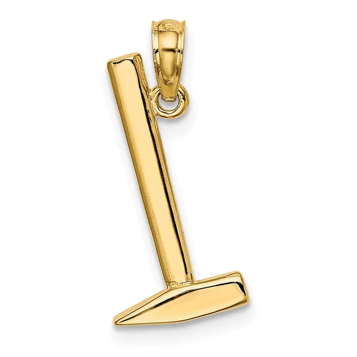 Qgold Charm Necklaces 14k Yellow Gold 95 mm r Charm 132 grams Qgold Charm Necklaces 14k Yellow Gold 95 mm r Charm 132 grams