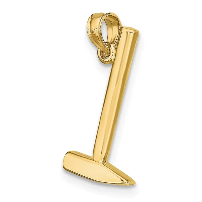 Qgold Charm Necklaces 14k Yellow Gold 95 mm r Charm 132 grams Qgold Charm Necklaces 14k Yellow Gold 95 mm r Charm 132 grams