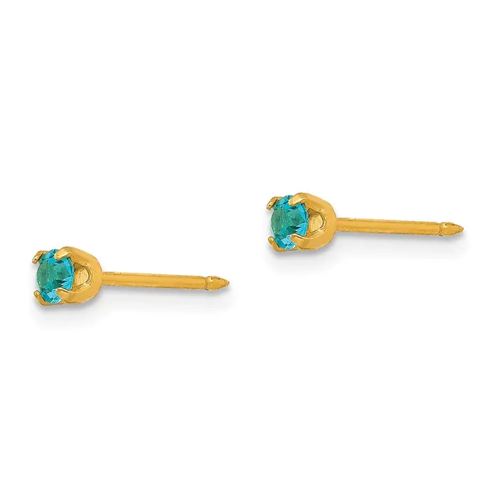 Qgold Earrings December Crystal Birthstone Post Earrings Qgold Earrings December Crystal Birthstone Post Earrings