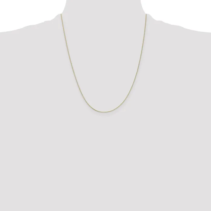 Qgold PreStyled Sets 10k Yellow Gold 05 mm Box Chain 074 grams Qgold PreStyled Sets 10k Yellow Gold 05 mm Box Chain 074 grams