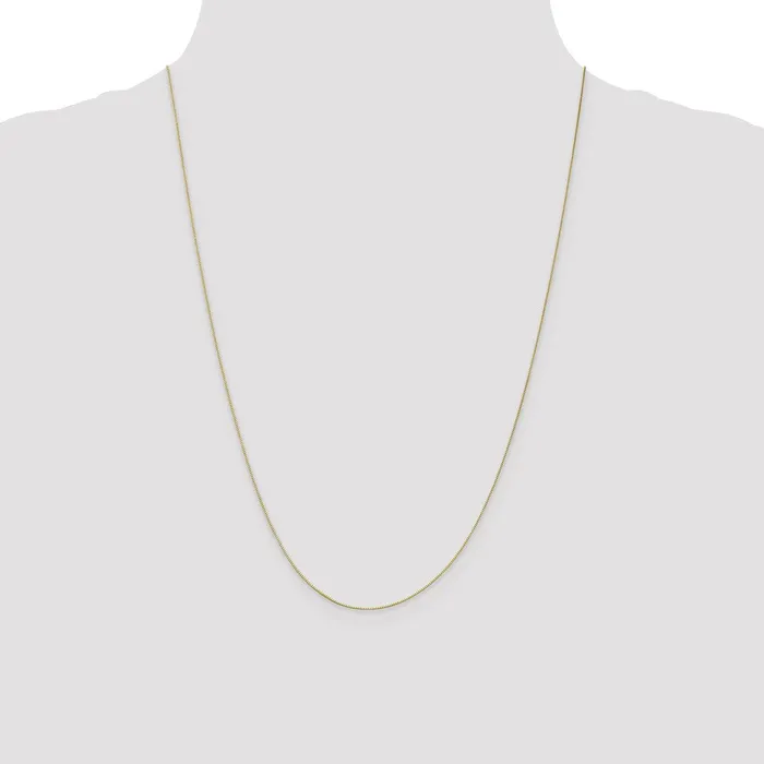 Qgold PreStyled Sets 10k Yellow Gold 05 mm Box Chain 074 grams Qgold PreStyled Sets 10k Yellow Gold 05 mm Box Chain 074 grams