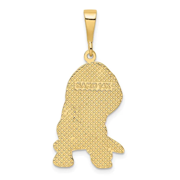 Qgold PreStyled Sets 14k Yellow Gold 15 mm Beagle Pendant 235 grams Qgold PreStyled Sets 14k Yellow Gold 15 mm Beagle Pendant 235 grams